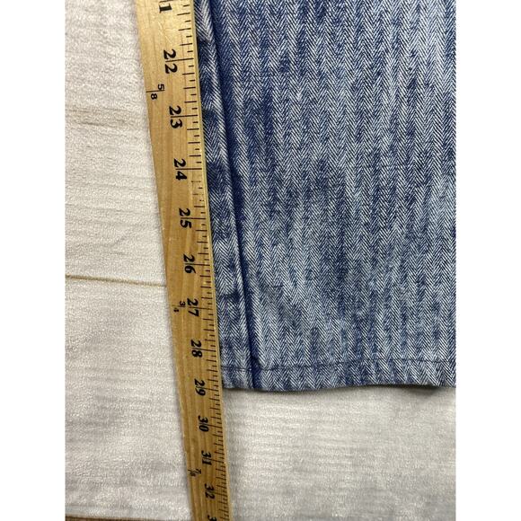 Vtg Panhandle Slim Jeans Womens 3/4 Acid Wash Pleated Ruffle Rodeo Cowgirl USA - Picture 7 of 13